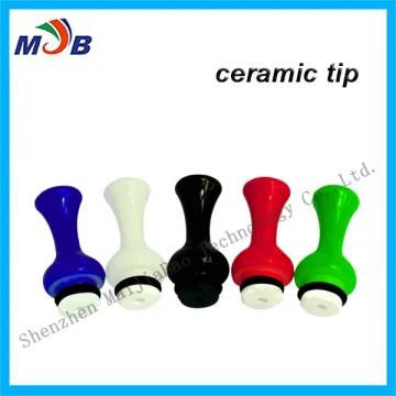 Colorful Ceramic Drip Tips Manufacturer, Used for 510 or eGo E-cigarettes