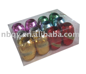 metallic ribbon egg