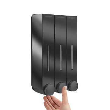 Wall Mounted ABS Plastic Liquid Soap Dispenser 420ml x3