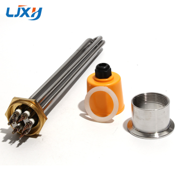LJXH Electric Copper Thread Tubular Heater Element - DN32, 3-12KW, AC220V