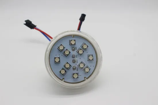 E14 DC24V 60mm amusement led lamp Pregrammable RGB light 60mm