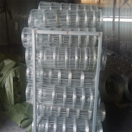 Farm Prairie Fence Grassland Mesh Hot Sale Galvanize Cattle Fence Sheep Mesh Animal Fence Galvanized Steel Wire Iron Metal