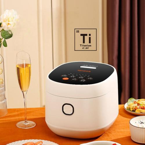 Новы патоўшчаны тытанавы рысавы пліта з вялікім экранам