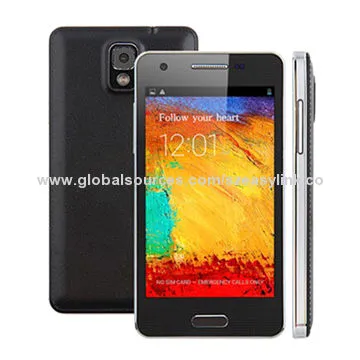 GPS Phones, 4.3-inch Capacitive Screen Android 4.2 MTK6572 Dual-core 3G , Black, White