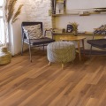 Pavimenti in laminato a grana di teak AC4 retrò da 12 mm europei