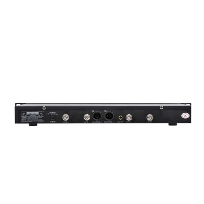 R-0334 UHF 2 Channel Metal Wireless Microphone with 4 Antennas