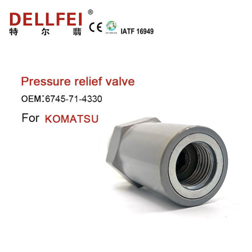Válvula de alivio de presión del motor diesel Komatsu 6745-71-4330