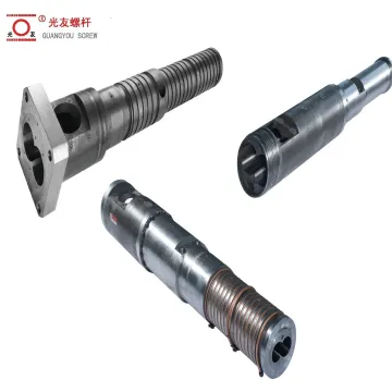 Oem conical twin screw at bariles para sa mataas na output plastic extruder