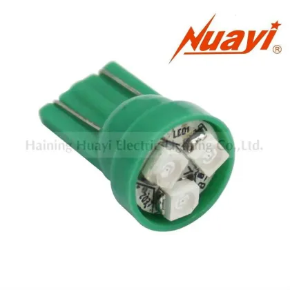 Auto led instrument light bulb T10 WEDGE - 3smd, interior lighting light bulb