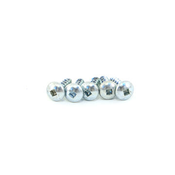 12x3/4 inches Zinc Plated Square Pan Sheet Metal Screws for Wood Attachment