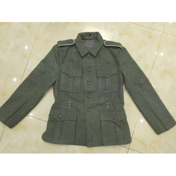 WWII WW2 GERMAN ARMY M40 WH EM FIELD GREY GREEN WOOL TUNIC COAT JACKET MILITARY UNIFORM SOLDIER MILITARY WAR REENACTMENTS