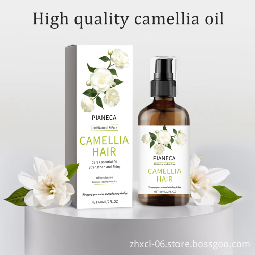 Custom Camellia Hair Essential Oil: Nourishing Treatment & Styling Finish