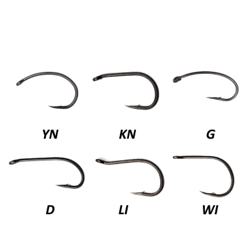 High Carbon Steel Carp Fishing Hooks with Matt Black Coating and Micro Barb for Chod Rigs and Hair Rigs Tackle