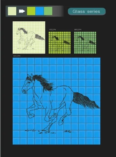 Luminous Printing Glass Mosaic