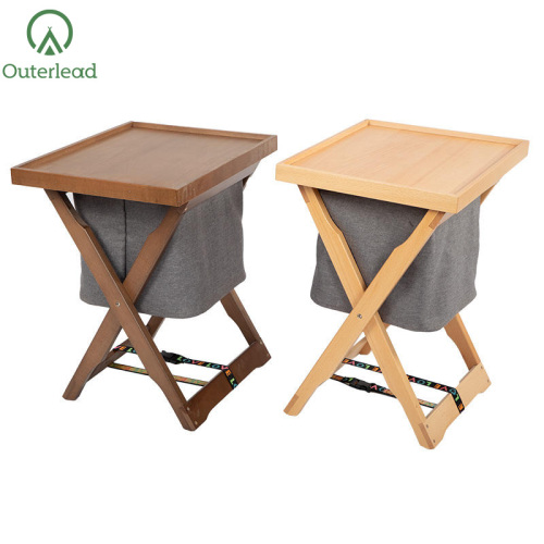 camping table chair set Foldable Storage Saddle Rack for Camping Supplier