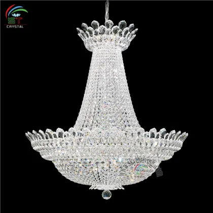 Hotel Hall Large Empire Chandelier Crystal Lighting