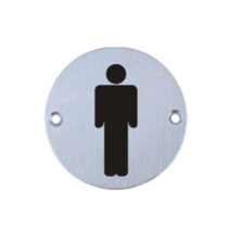 Public toilet sign at the airport