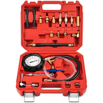 Universal Fuel Pressure Gauge Kit 0-140PSI for Gasoline Vehicles