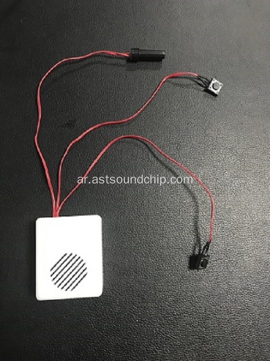 تسجيل صوتي مع الصمام مربع الموسيقى البسيطة LED ، بقيادة صندوق المذكرة