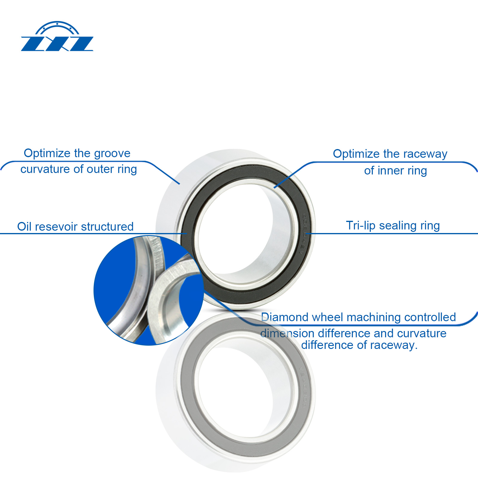  Air Conditioning Electromagnetic Clutch Bearings