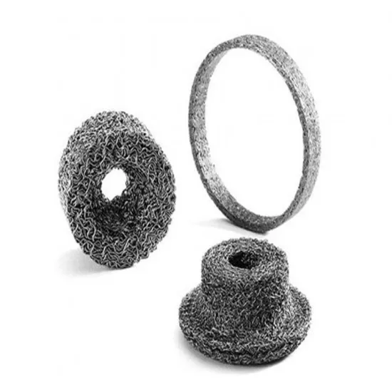 Factory Supply Automotive Shock Pad Knitted Wire Mesh Compressed Filter