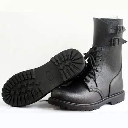 popular embossed working riding military boots
