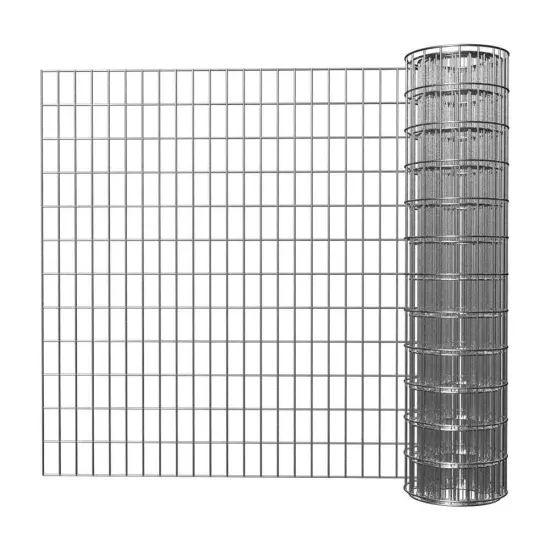 Factory Direct 3x3 Galvanized Welded Wire Cattle Mesh & Chicken Cage: 4x4 Mesh Options Available