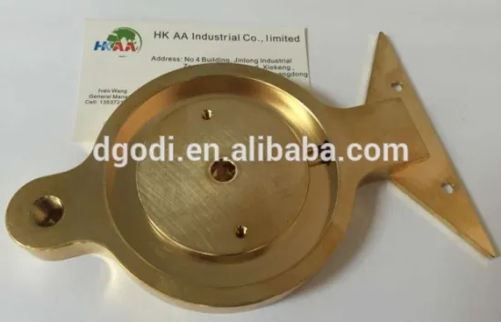 cnc machining brass lamp parts/copper sheet plate stamping machinery part