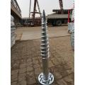 Flange Ground Screw Screw Anchor Ground Pile