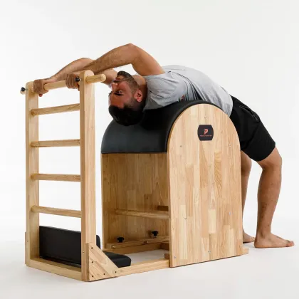 New Upgraded Wood Pilates Reformers, Detachable Pilates Ladder Barrel & Sale