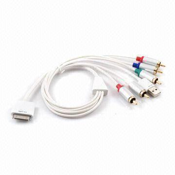 Cable Supply for Samsung Galaxy Tab P1000, Apple's iPhone/iPad and BB AV Cable Accessories