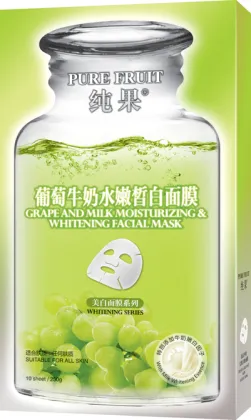 Grape milk moisturizing whitening mask