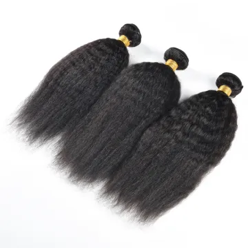 Unprocessed Wholesale kinky straight virgin indian hair cuticle aligned mink virgin hair vendor