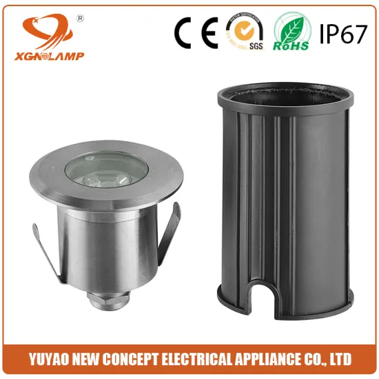 Ground-recessed 1W LED Buried/Underground light