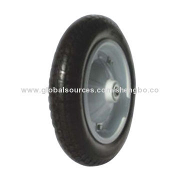 3.00-8 PU Foam (Epispastic) Wheel, Suitable for Low-speed Applications