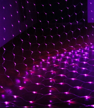 LED Outdoor Decorative Christmas Lighting - Fishing Net Mesh String Lights for Parties and Weddings