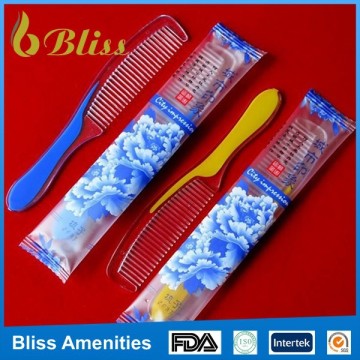 N163 2015 new style customized disposable hotel comb manufacturer