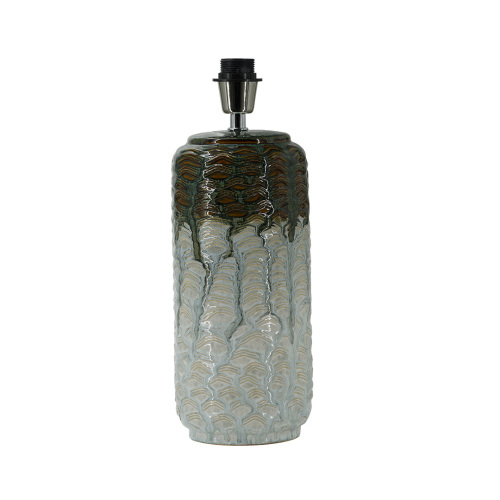 Candeeiro de mesa de cerâmica clássico alto para decoração de casa