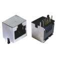 RJ45 Jack 10P10C entrada lateral 1X1P totalmente blindado