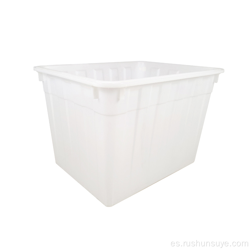 885*665*660 mm Crate acumulable acuático blanco