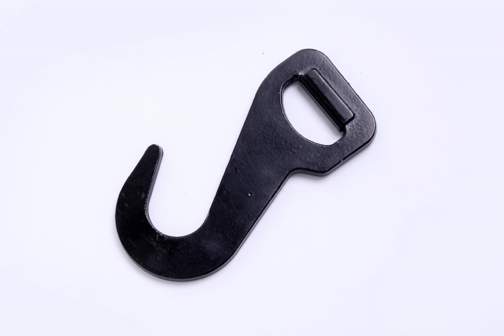 Car Lashing Hook With Black Electrophoretic Paint 25MM Width