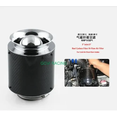 Echter Kohlenstoff-Hi-Flow-Luftfilter für Luftaufnahme