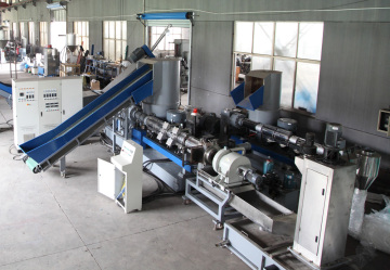 double stage Plastic film granulating line