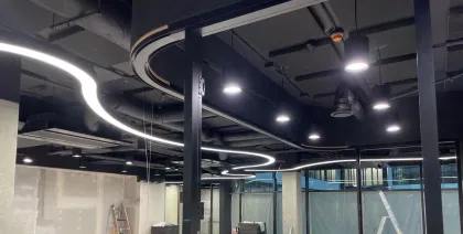 Modern Ceiling Light Fixtures: L8080-S-5270 Office Chandeliers & Pendant Lights