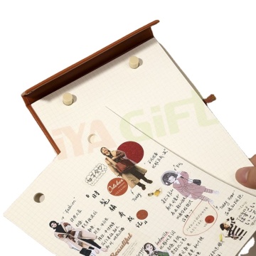 Personalized Simple Planner Notepad with Perforated Top and Magnetic Clip Board