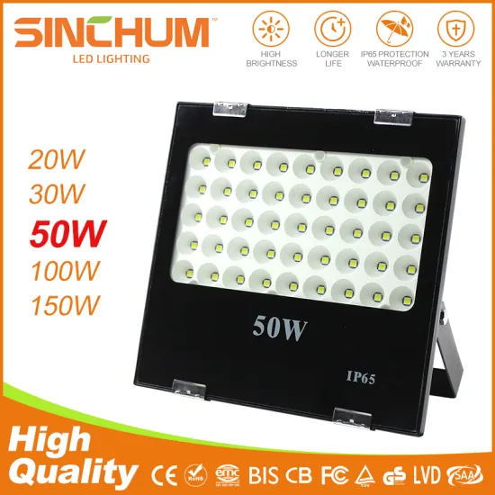outdoor light reflector high power 50w waterproof led flood light stadium