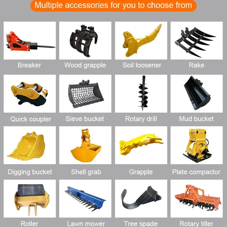 Hydraulic Crawler Mini Digger Excavator