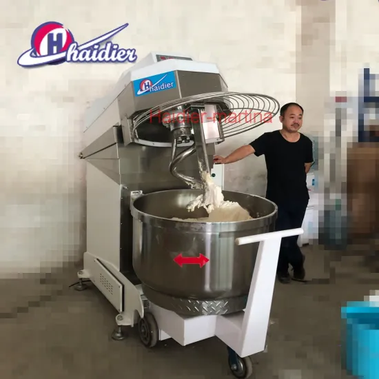 Commercial Bakery Bread Making Machine Spiral Dough Mixer with Removable and Dupming Bowl (complete bakery production line supplied)