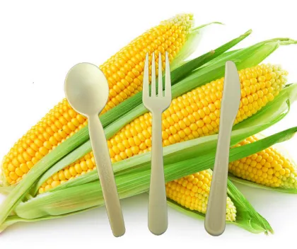 Compostable pla tableware , Cpla compostable flatware with BPI