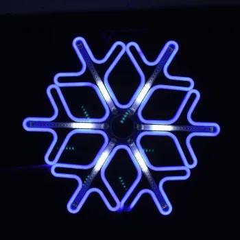 Outdoor Star Shape LED Hanging Light for Christmas Holiday Decor